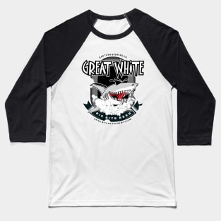 Great White Big Bite Beer Baseball T-Shirt